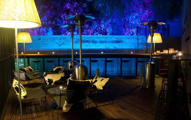 카로 호텔 발렌시아 외부 사진 The Sky Bar at the top of the hotel